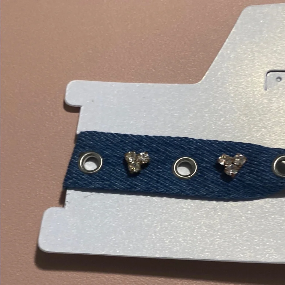 Aris Blue and Silver Studded choker